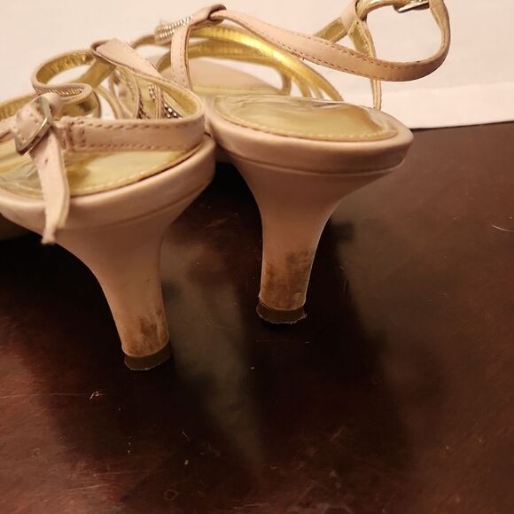 Touch of Nina Gold Strappy Sandals - Picture 5 of 6